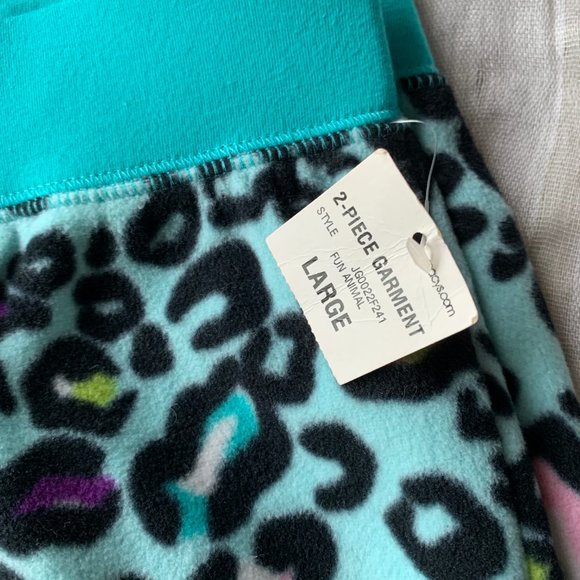 NWT Leopard print pajama pant size Large - Picture 2 of 4